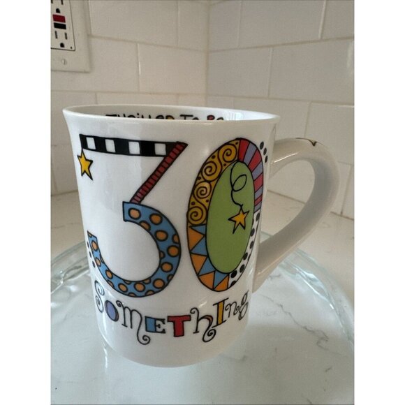 Thrilled to be 30 Something Years Old Coffee Mug by Lorrie Veasey - Picture 1 of 11